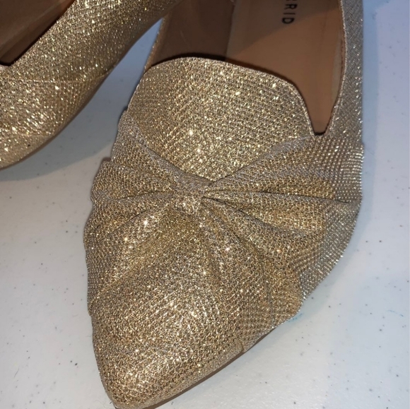 Torrid Gold Mettalic Sz 11W, Ballet Loafer, Flats, Slipons, EUC - Picture 2 of 6